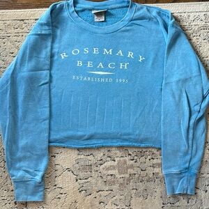 Rosemary Beach cropped sweatshirt